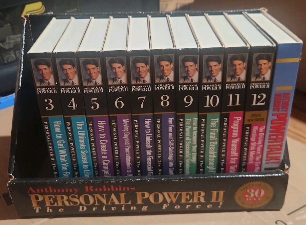 Personal Power II: The Driving Force 11-tape audio cassette set Anthony Robbins